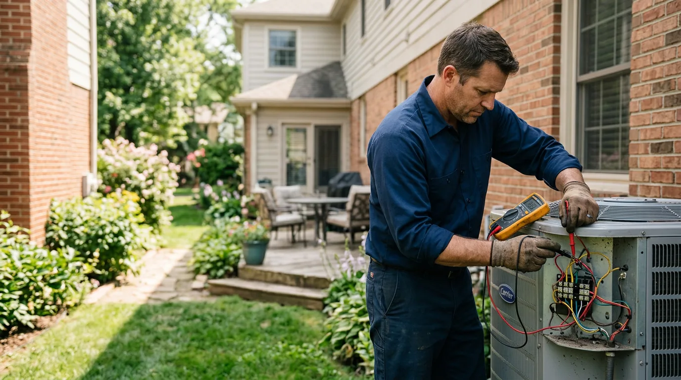 HVAC technician working near Hinckley, MN
